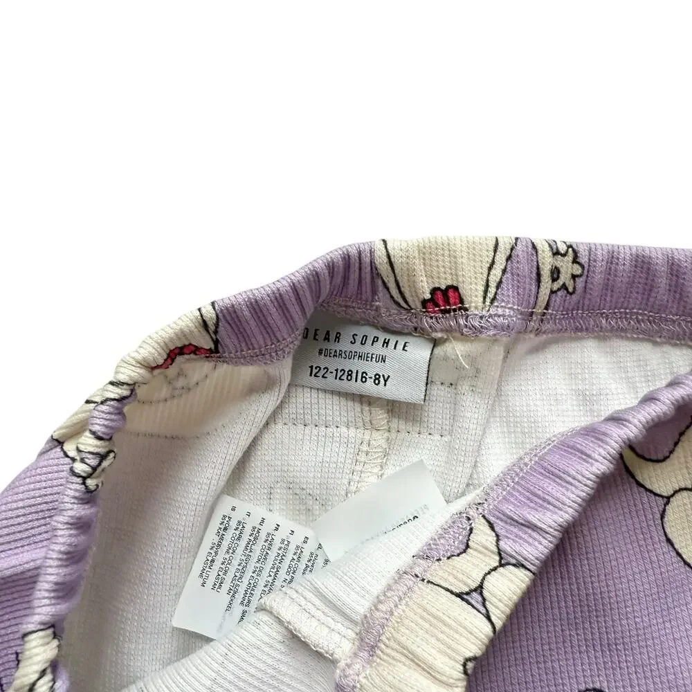 Dear Sophie Yogicat Tee + Leggings Outfit Size 6-8y